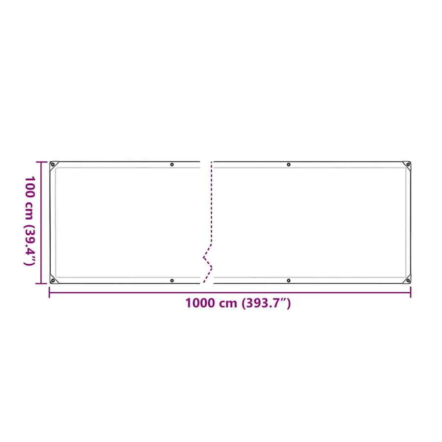 Housse de protection plantes avec œillets 1x10 m polyéthylène - 10