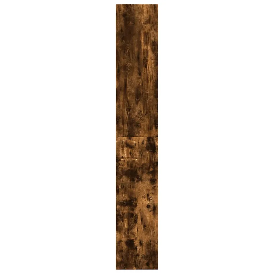 Bibliothèque chêne fumé 60x30x189 cm bois d'ingénierie - 6