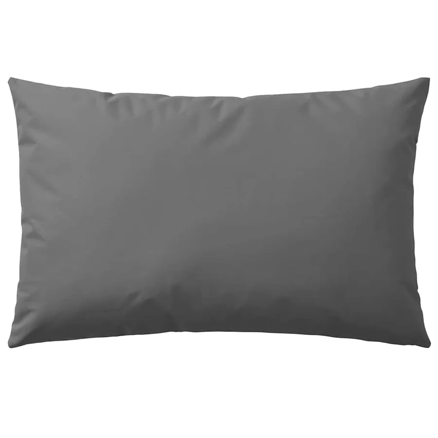Oreiller d'extérieur lot de 2 60 x 40 cm Gris - 3
