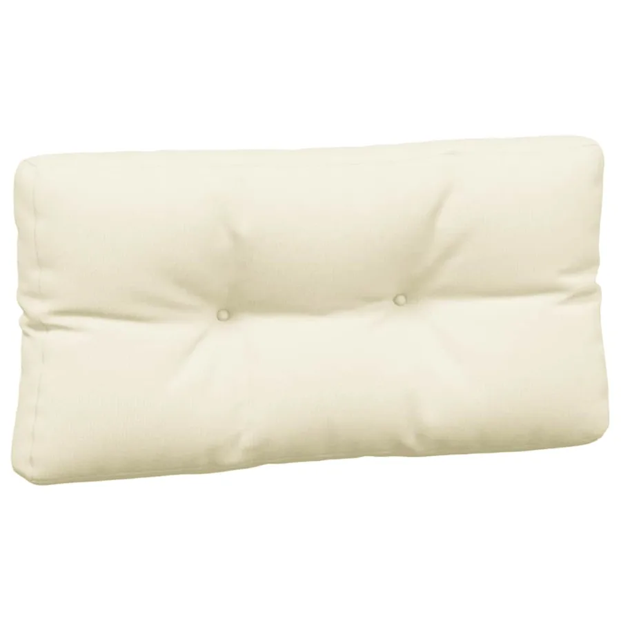 Coussins de palette lot de 5 crème tissu - 6