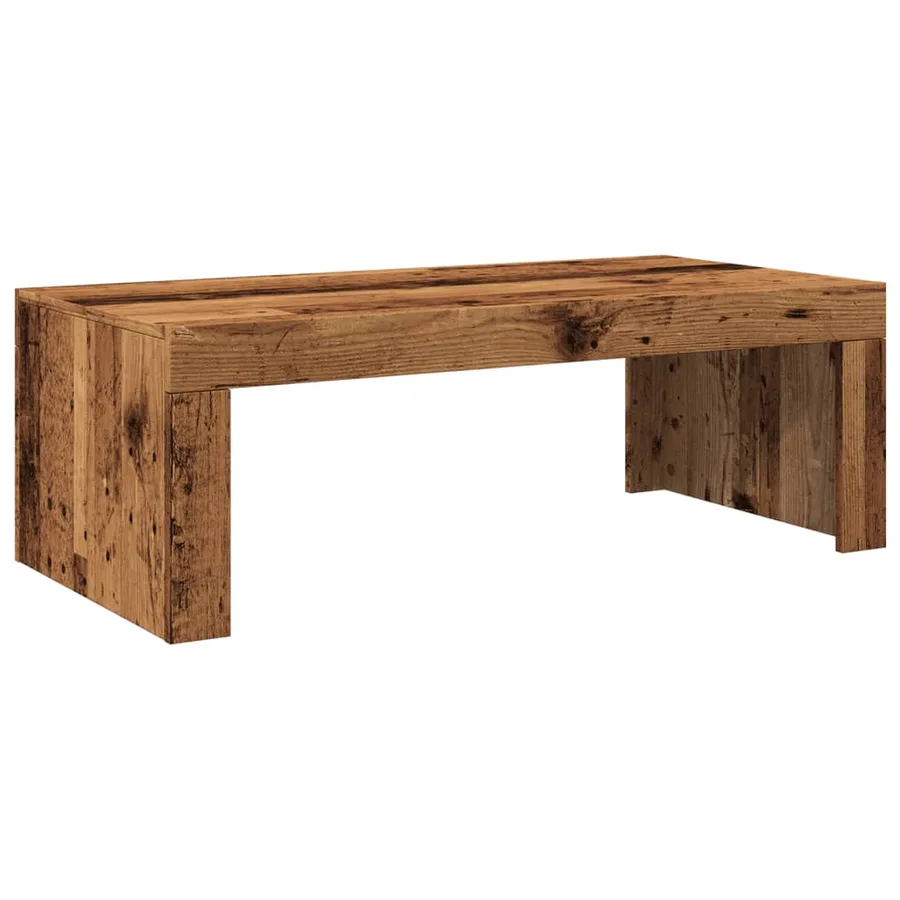 Table basse vieux bois 102x50x35 cm bois d'ingénierie - 6