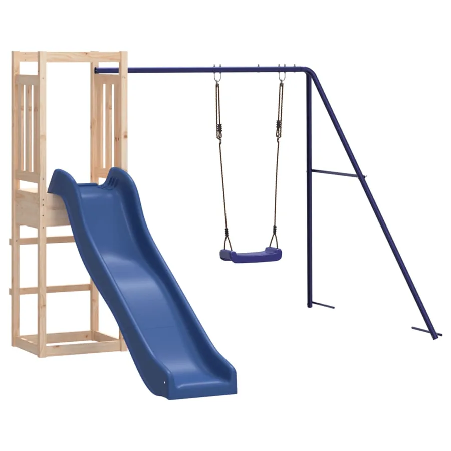 Aire de jeux d'extérieur bois de pin massif - 2
