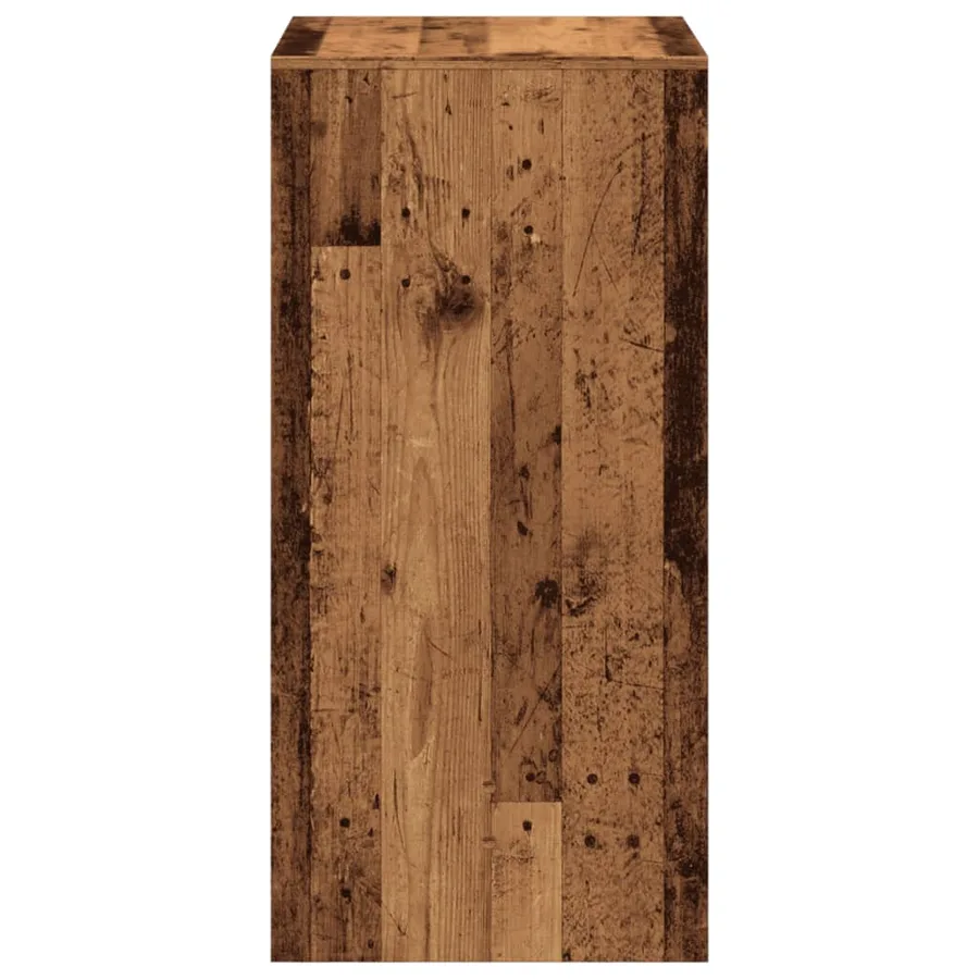 Table de bar vieux bois 51x50x103,5 cm bois d'ingénierie - 6