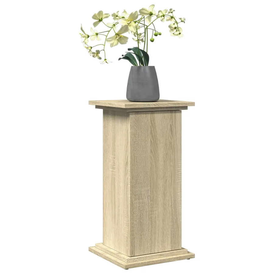 Piédestal avec rangement chêne sonoma bois d'ingénierie - 3