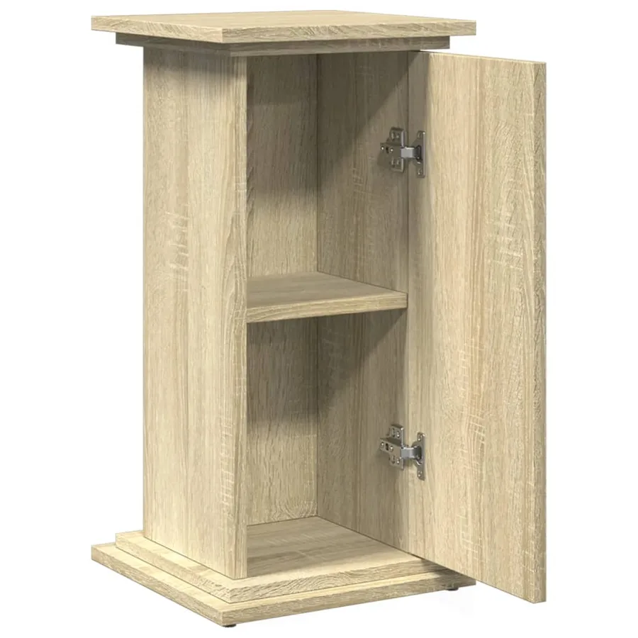 Piédestal avec rangement chêne sonoma bois d'ingénierie - 6