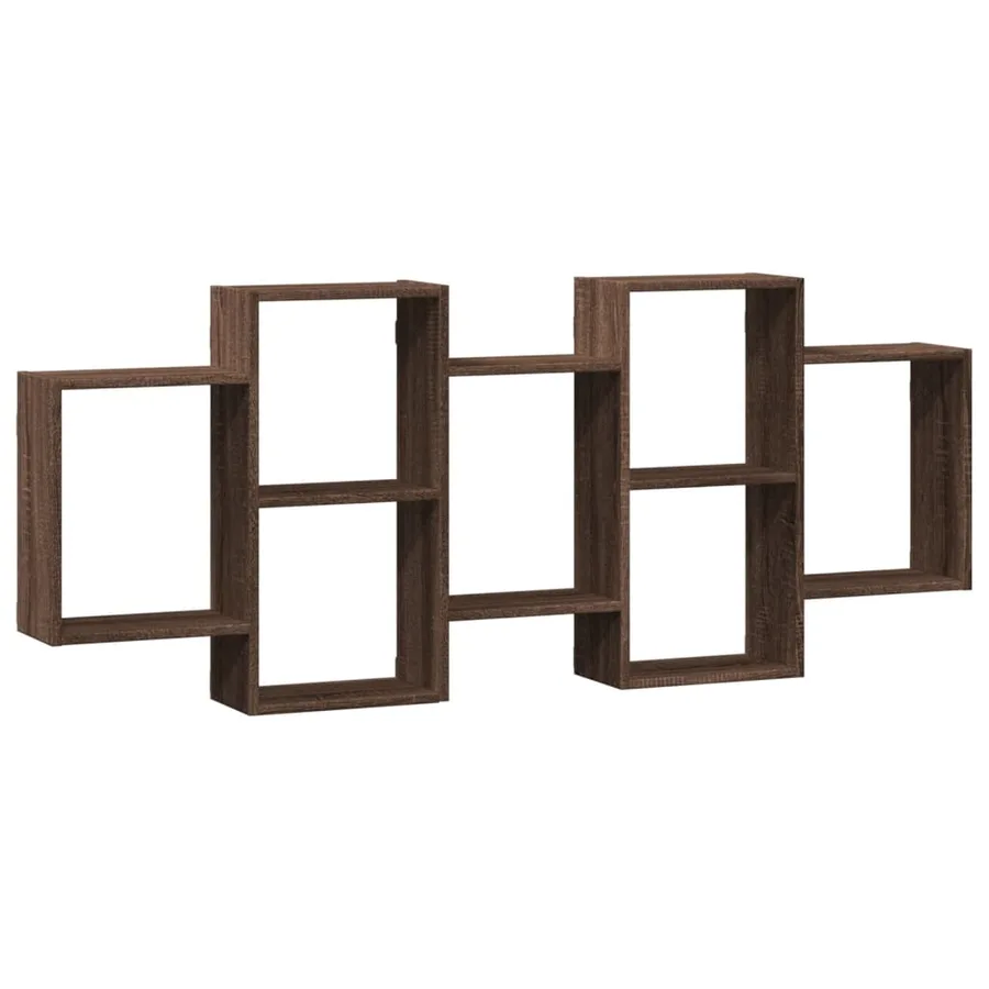 Étagère murale chêne marron 159x18x65 cm bois d'ingénierie - 2