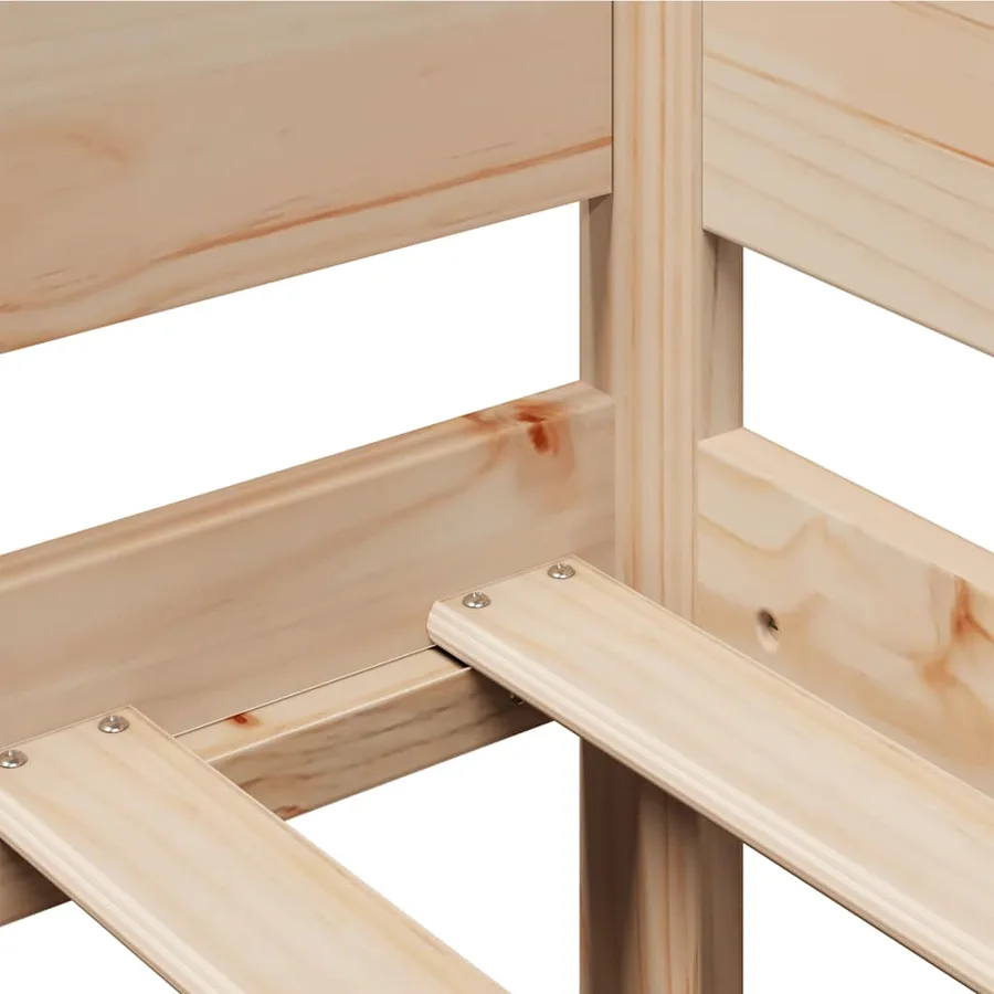 Lit de jour avec tiroirs sans matelas 90x190 cm bois massif - 10