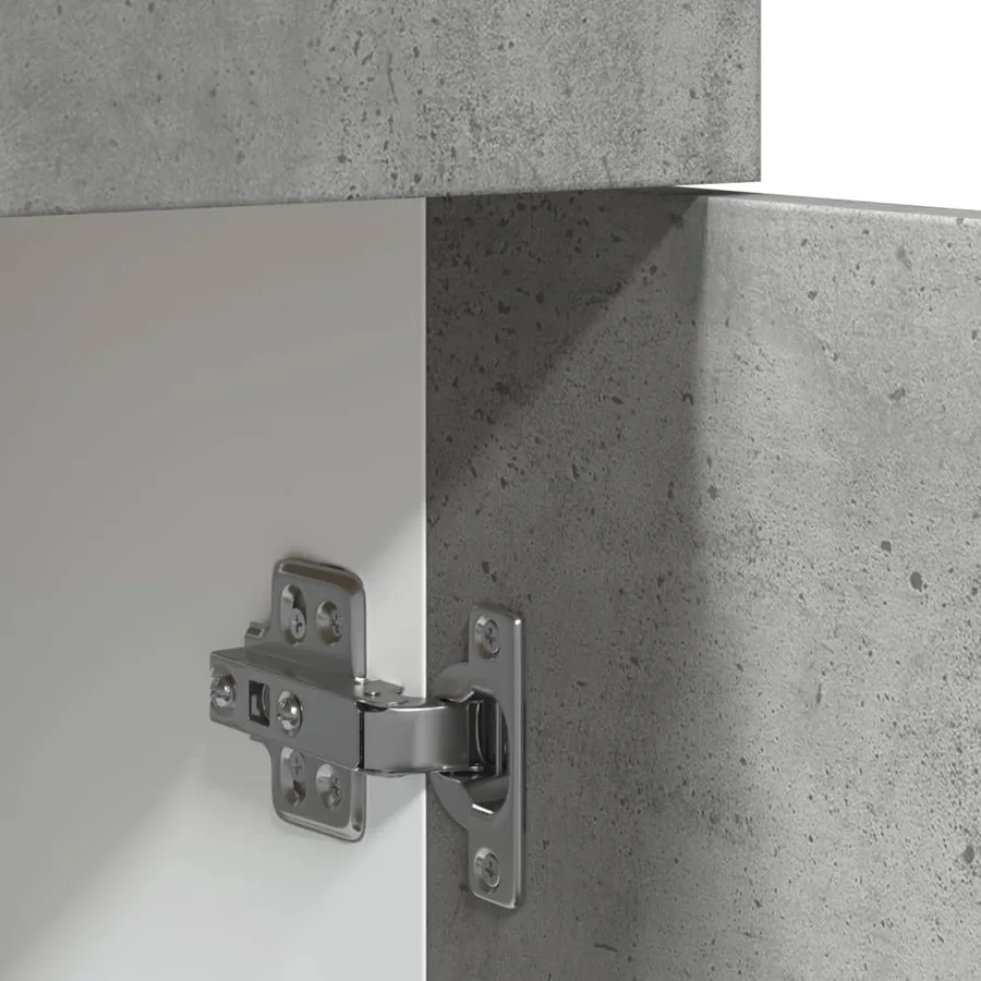 Armoire à tiroirs "Lyon" Gris béton 60 x 46 x 81,5 cm Bois d'ingénierie - 8