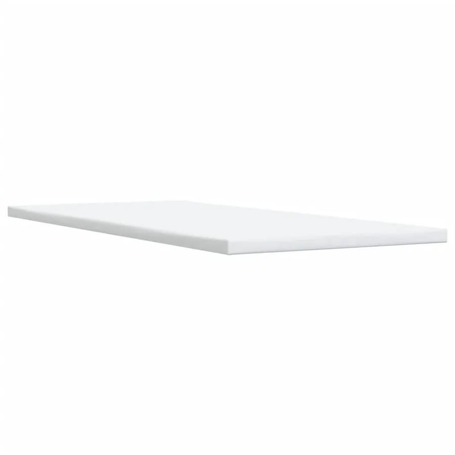 Sommier à lattes de lit avec matelas Crème 100x200 cm Tissu - 9
