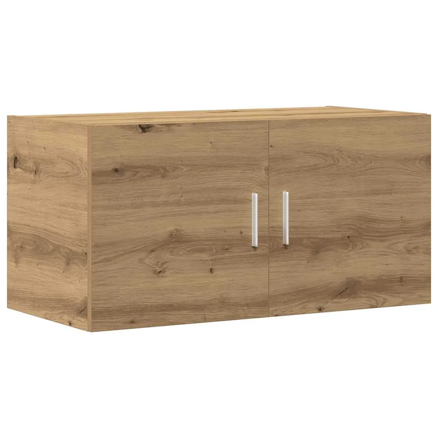 Armoire murale chêne artisanal 80x39x40 cm bois d'ingénierie - 2