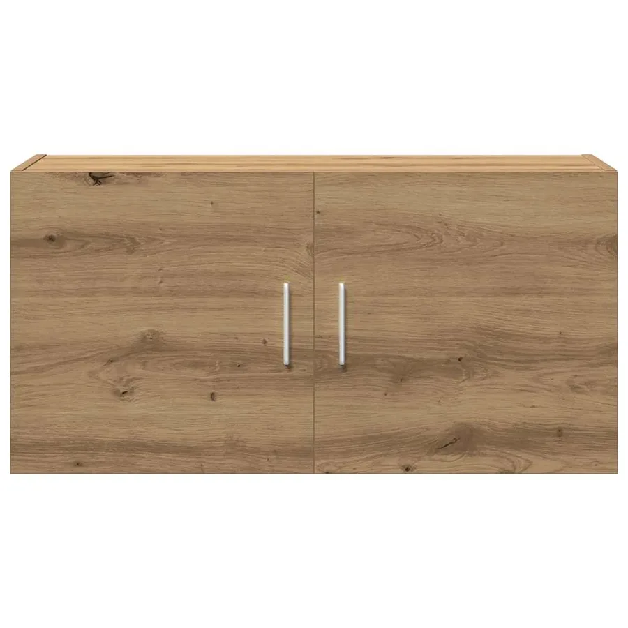 Armoire murale chêne artisanal 80x39x40 cm bois d'ingénierie - 4