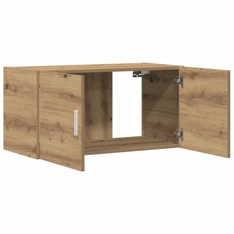 Armoire murale chêne artisanal 80x39x40 cm bois d'ingénierie - 5
