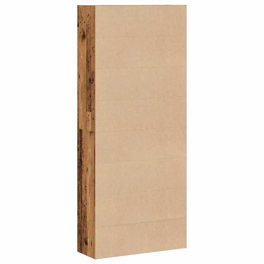 Bibliothèque vieux bois 80x30x189 cm bois d'ingénierie - 5