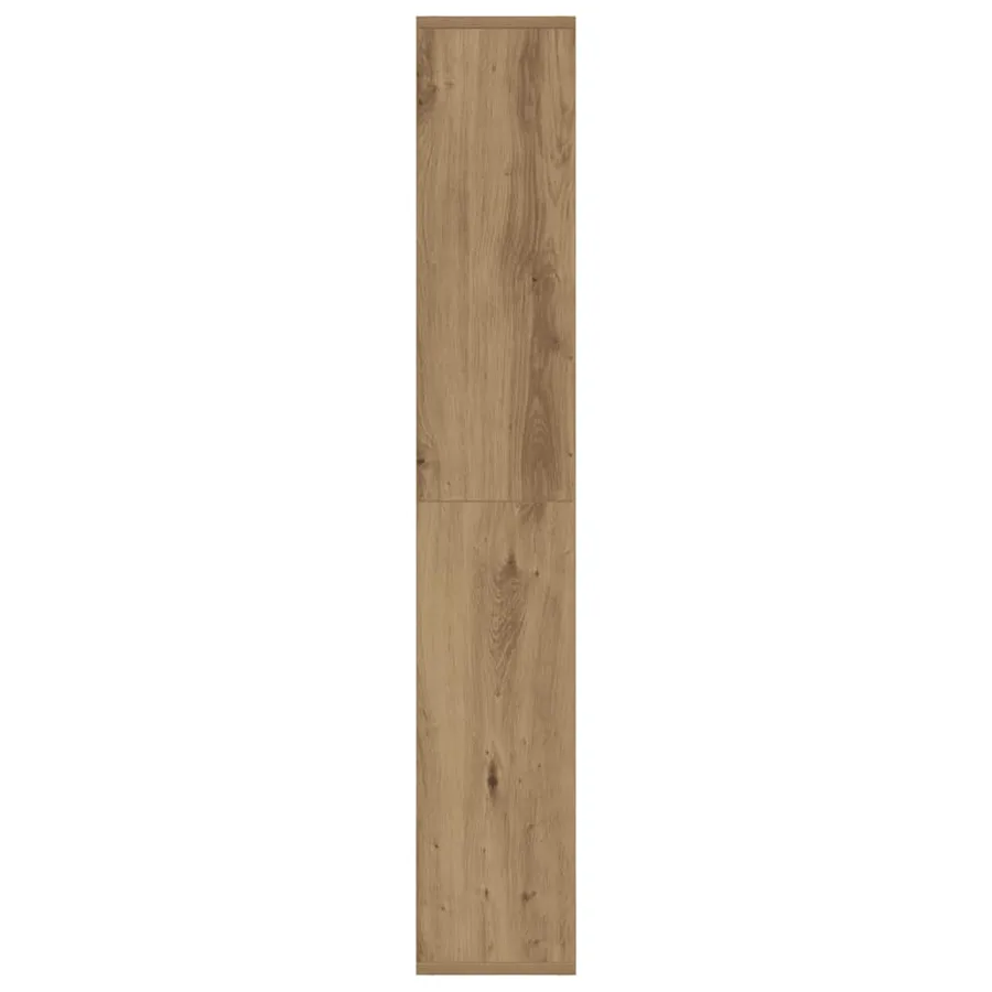 Bibliothèque chêne artisanal 60x20x120,5 cm bois d'ingénierie - 7