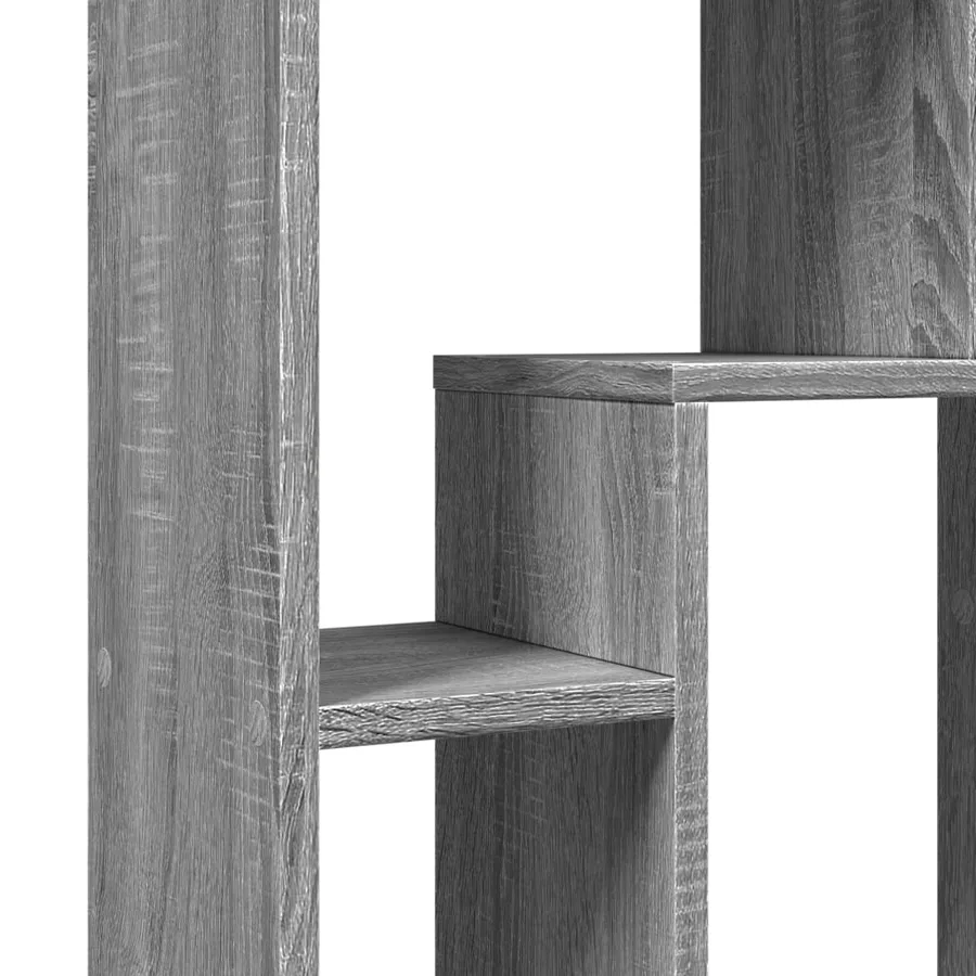 Bibliothèque sonoma gris 63x20x90 cm bois d'ingénierie - 9