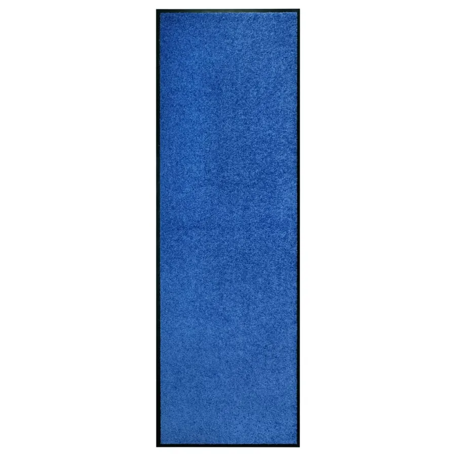 Paillasson lavable Bleu 60x180 cm