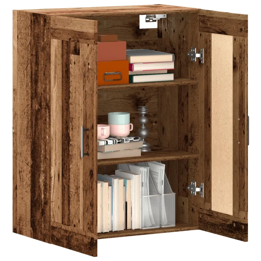Buffet vieux bois 69,5x34x90 cm bois d'ingénierie - 3