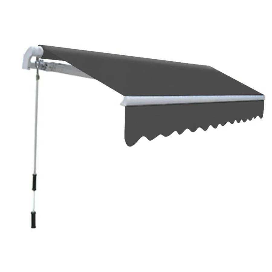Auvent pliable manuel 300 cm Anthracite - 2