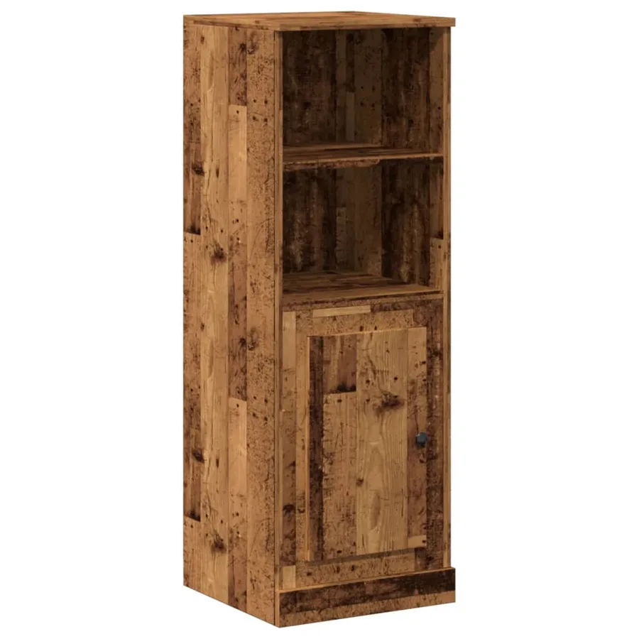 Buffet haut vieux bois 36x35,5x103,5 cm bois d'ingénierie - 2