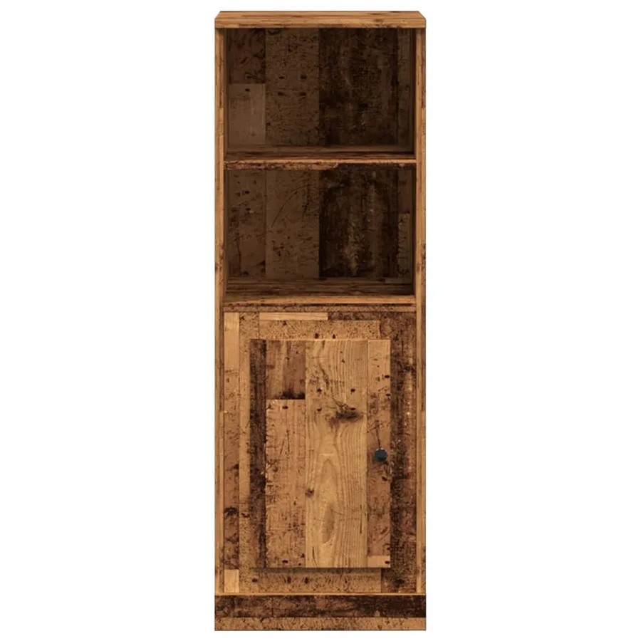 Buffet haut vieux bois 36x35,5x103,5 cm bois d'ingénierie - 5
