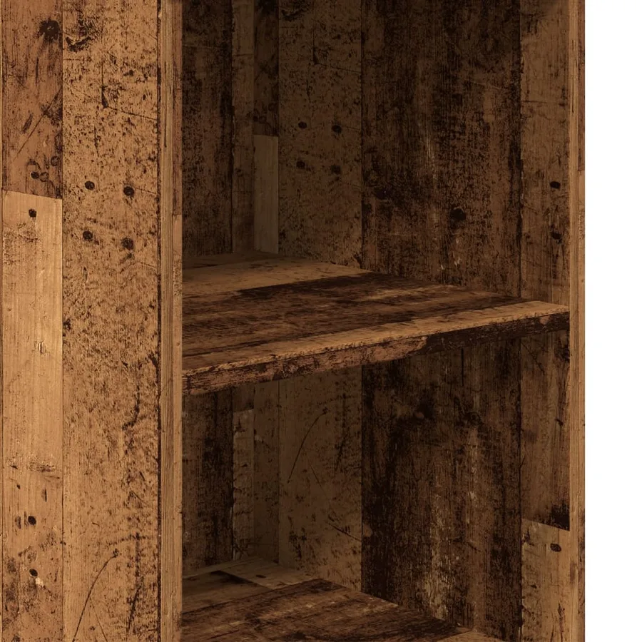 Buffet haut vieux bois 36x35,5x103,5 cm bois d'ingénierie - 8