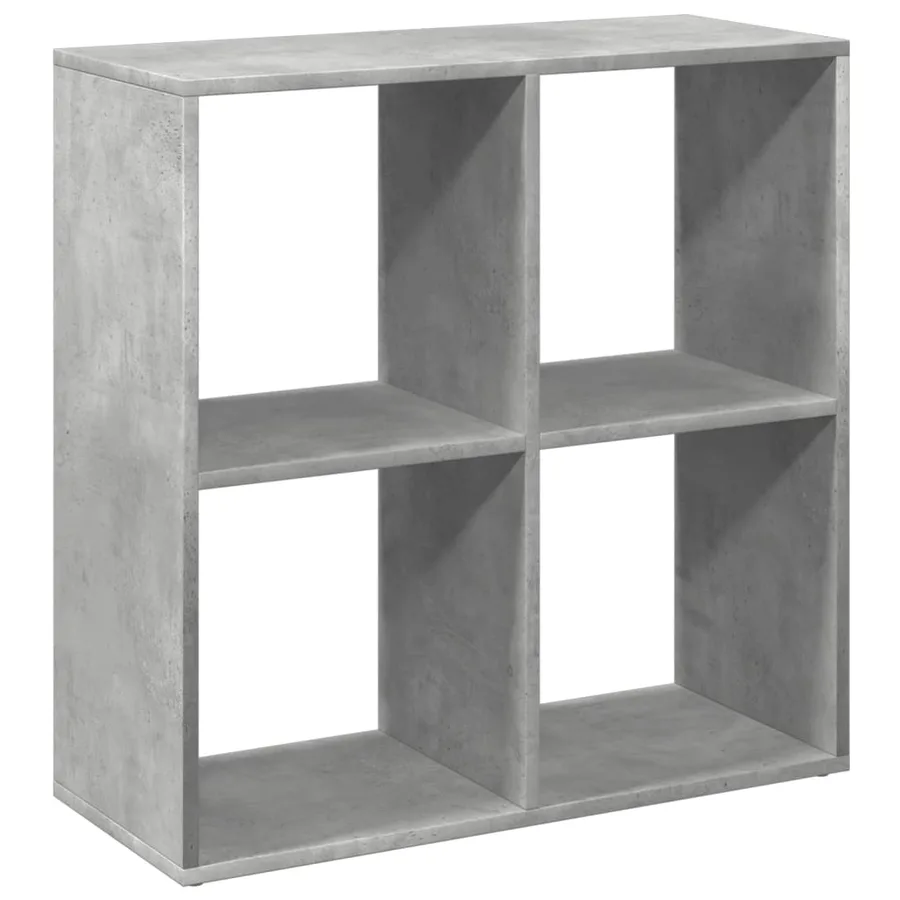 Étagère séparatrice de pièce gris béton 69,5x29x69,5 cm - 2
