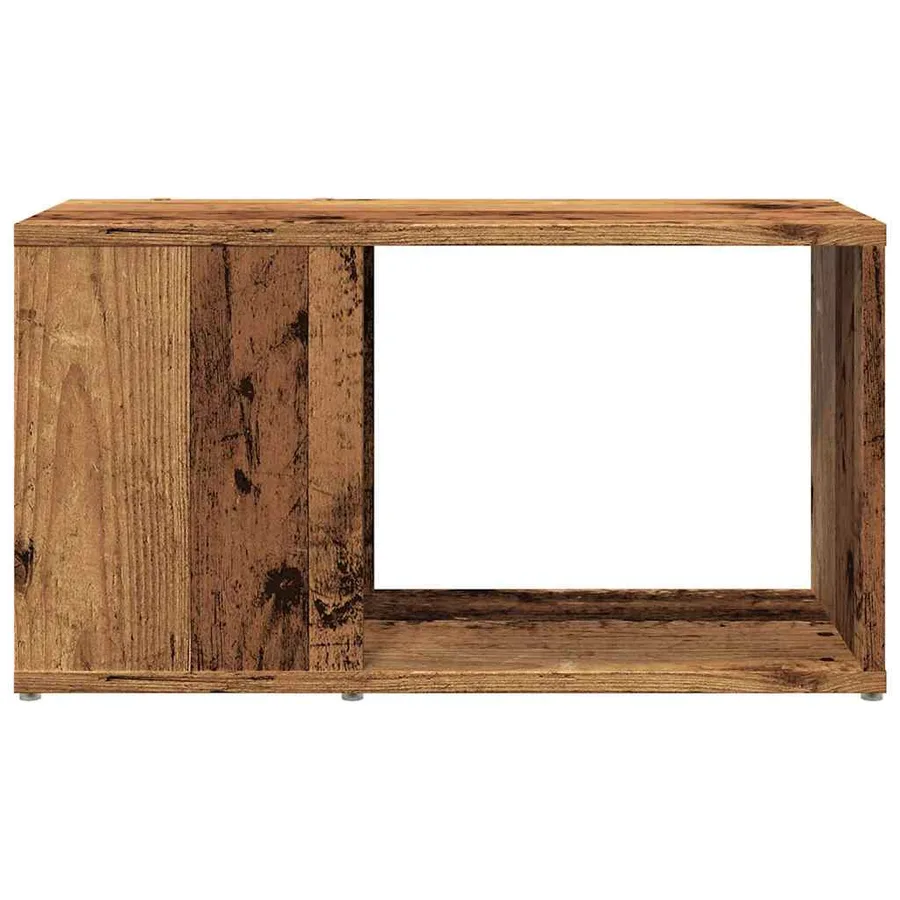 Meuble TV vieux bois 60x24x32cm bois d'ingénierie - 5