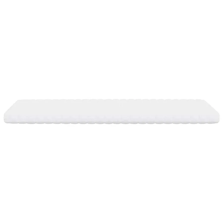 Matelas en mousse blanc 80x210 cm 7 zones dureté 20 ILD - 4