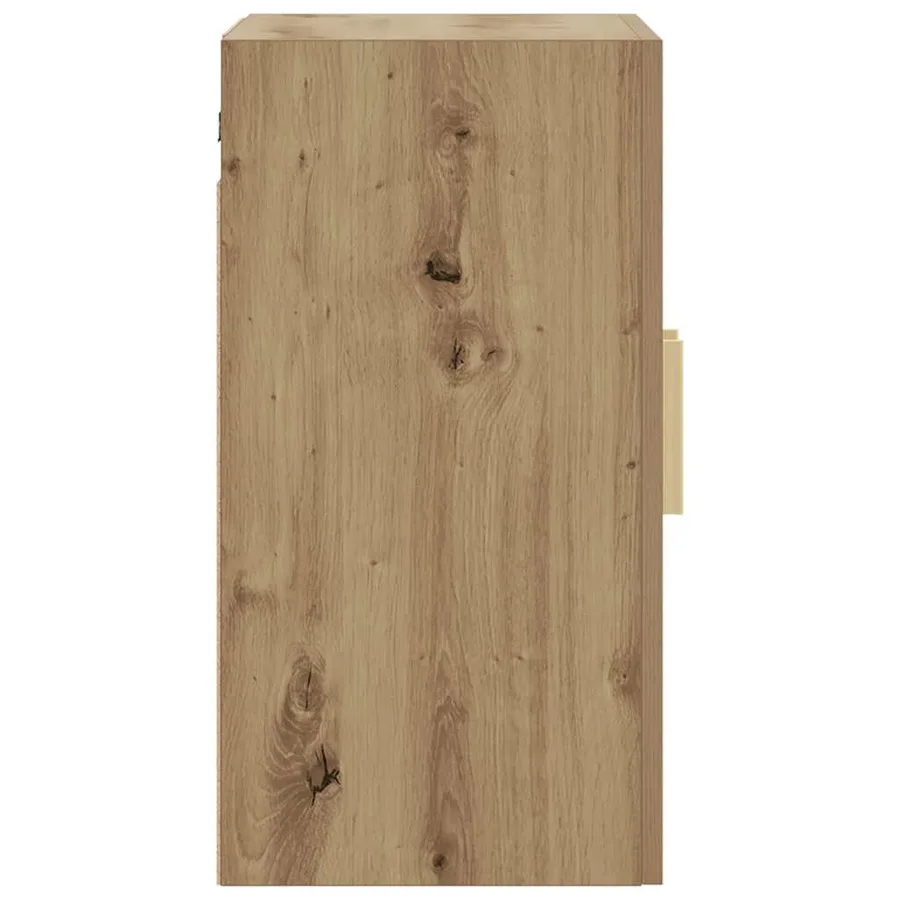 Armoire murale chêne artisanal 60x31x60 cm bois d'ingénierie - 6