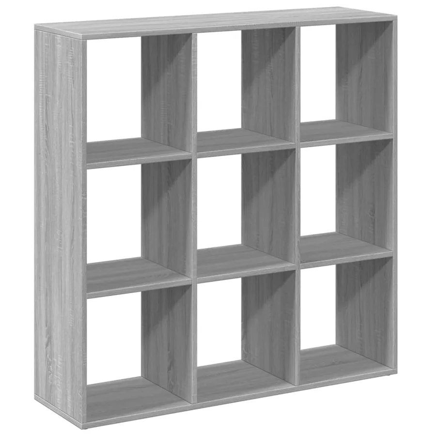Étagère séparatrice de pièce sonoma gris 102x29x103,5 cm - 2