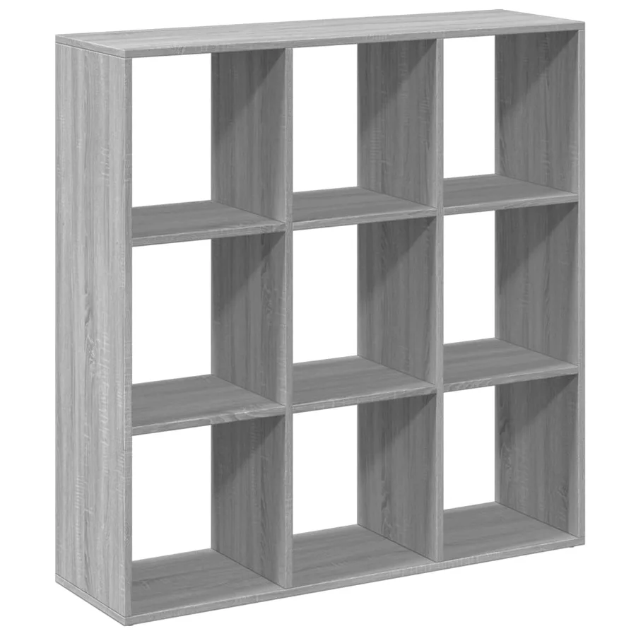 Étagère séparatrice de pièce sonoma gris 102x29x103,5 cm - 6