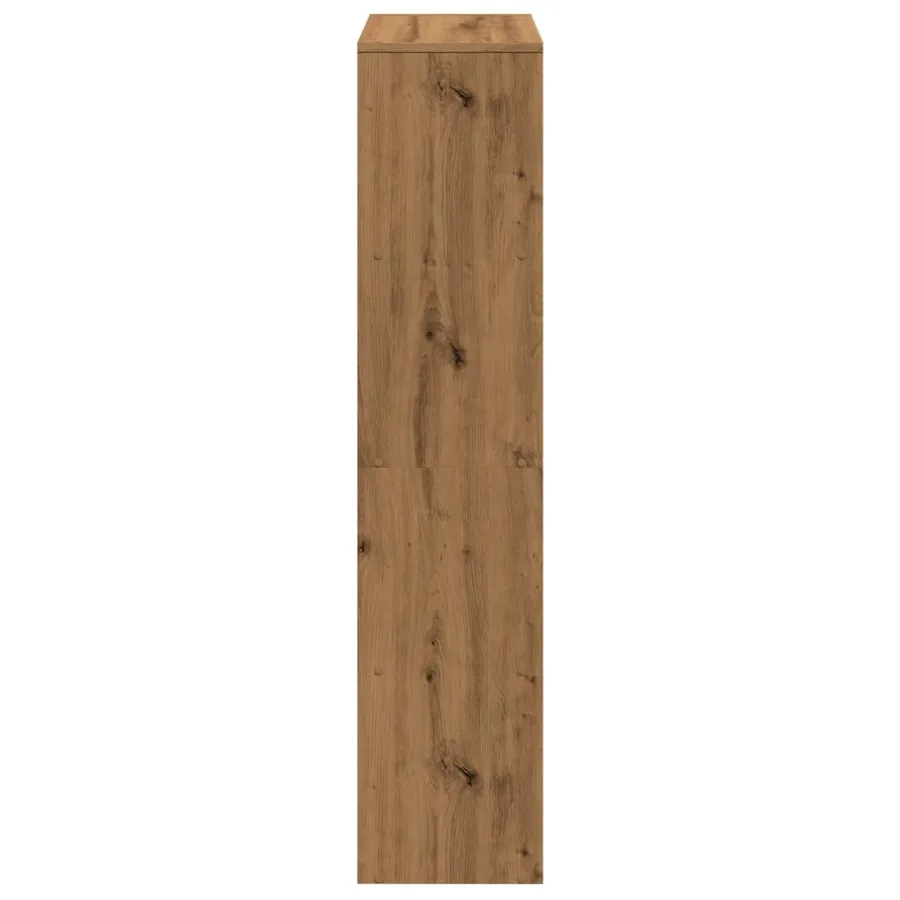 Étagère séparatrice de pièce à 4 niveaux chêne artisanal - 7