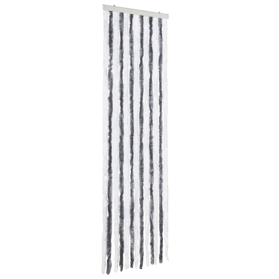 Moustiquaire Gris et blanc 56 x 185 cm Chenille - 2