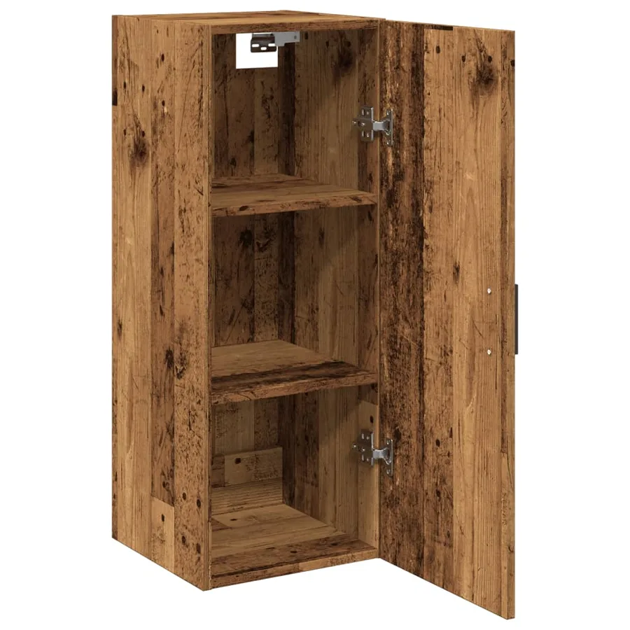 Armoire murale vieux bois 34,5x34x90 cm bois d'ingénierie - 4