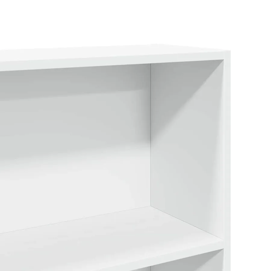Bibliothèque blanc 80x24x176 cm bois d'ingénierie - 7