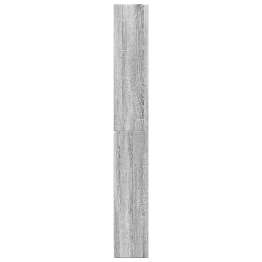 Bibliothèque sonoma gris 80x24x176 cm bois d'ingénierie - 6
