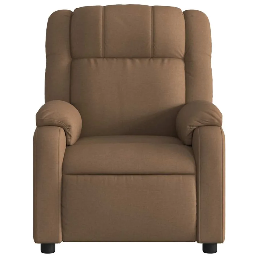 Fauteuil inclinable Marron Tissu - 6