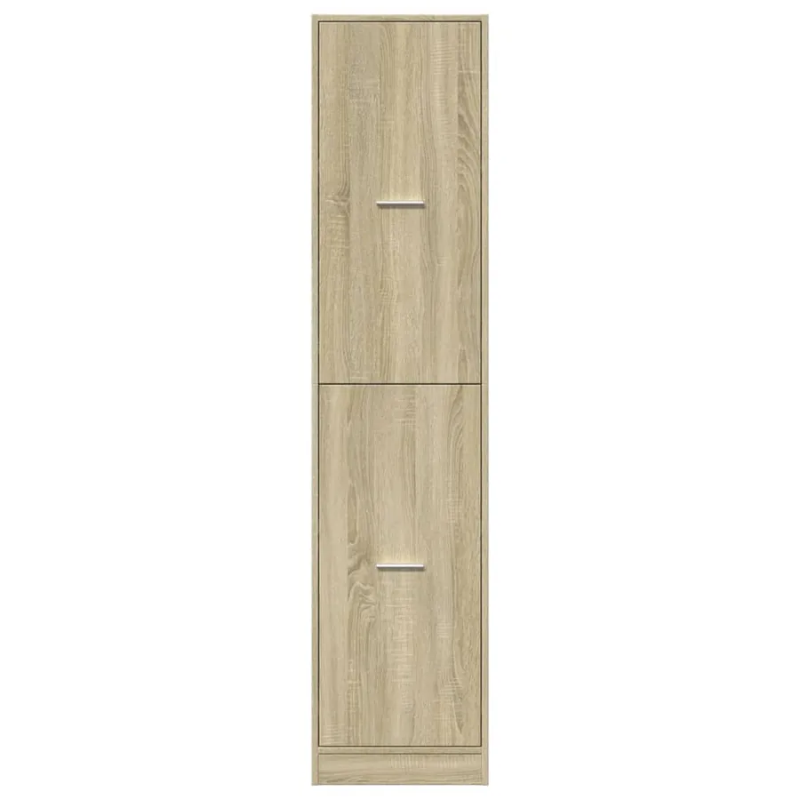 Armoire d'apothicaire chêne sonoma bois d'ingénierie - 5