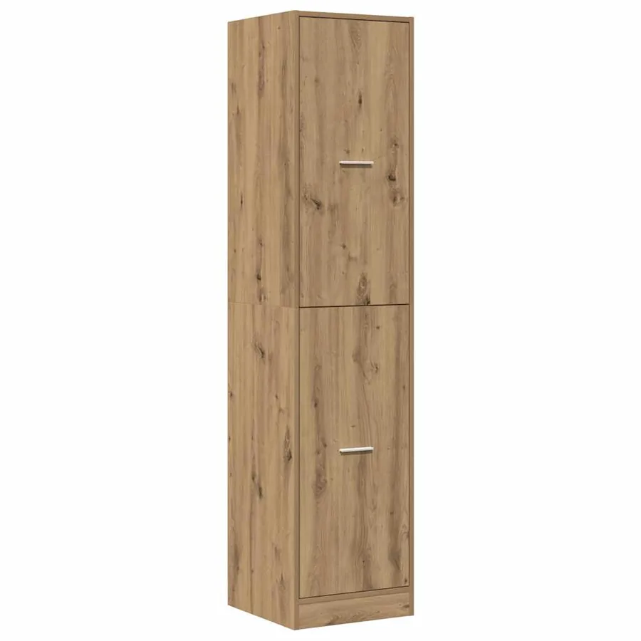 Armoire d'apothicaire chêne artisanal bois d'ingénierie - 10