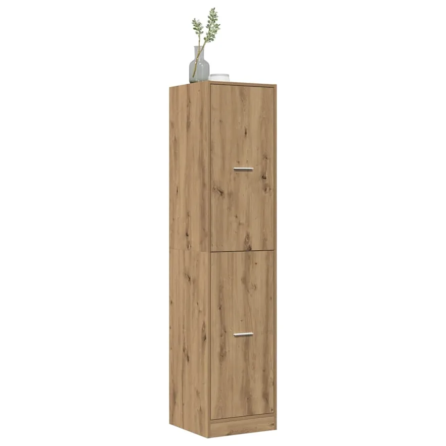 Armoire d'apothicaire chêne artisanal bois d'ingénierie - 3