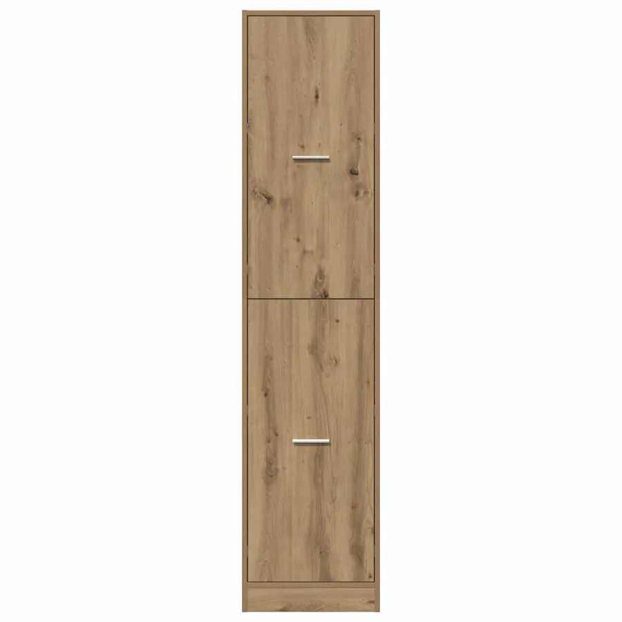 Armoire d'apothicaire chêne artisanal bois d'ingénierie - 6