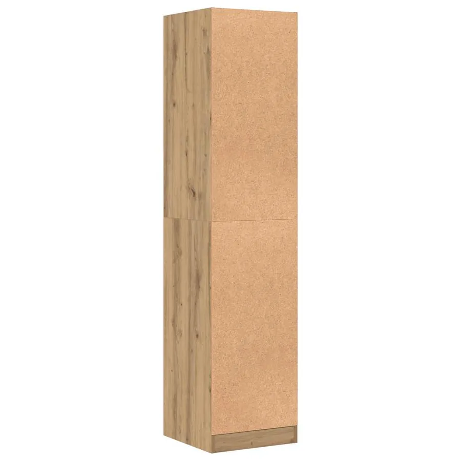 Armoire d'apothicaire chêne artisanal bois d'ingénierie - 7