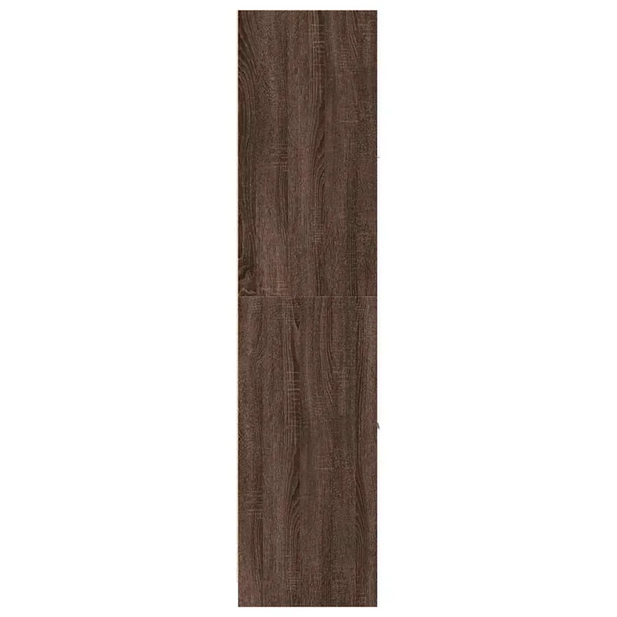 Armoire apothicaire chêne marron 40x41x174,5 cm bois ingénierie - 7