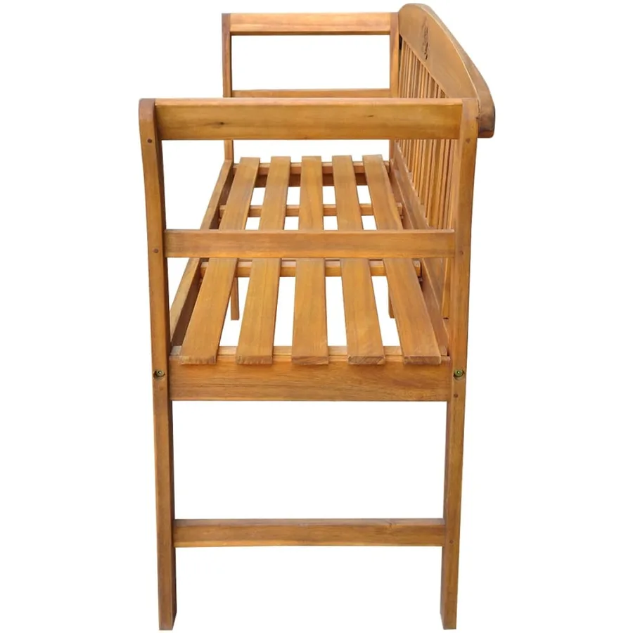 Garden bench 157 cm Solid acacia wood - 3