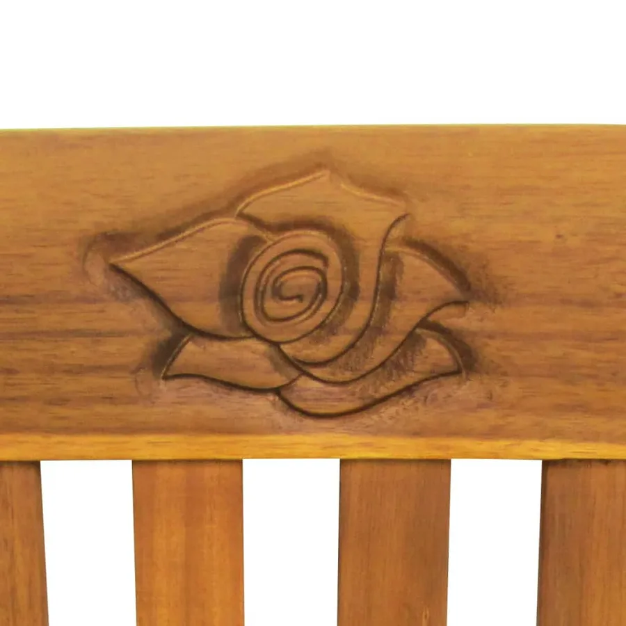Garden bench 157 cm Solid acacia wood - 4