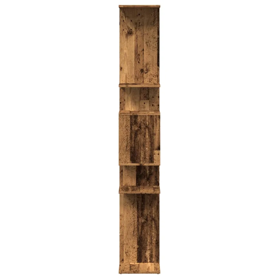 Bibliothèque chêne fumé 92x29x188 cm bois d'ingénierie - 6