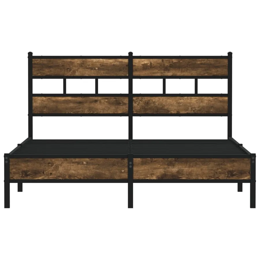 Cadre de lit sans matelas avec tête de lit 140x190 cm - 4