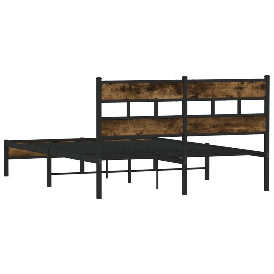 Cadre de lit sans matelas avec tête de lit 140x190 cm - 6