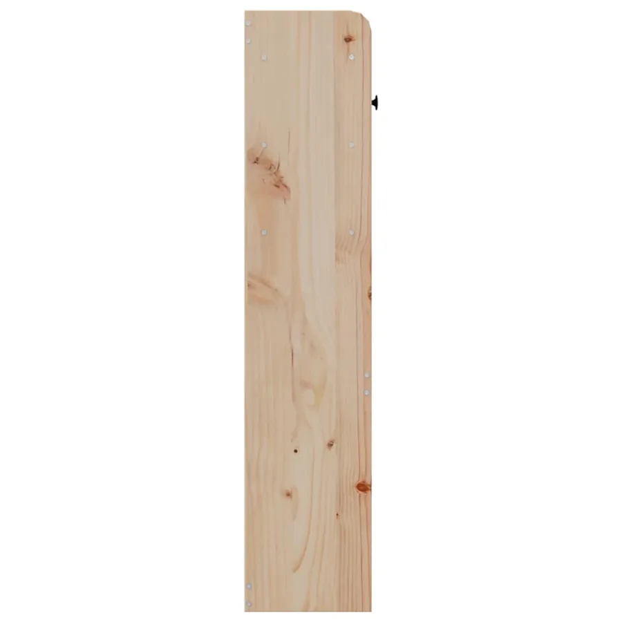 Tête de lit avec rangement 140 cm bois massif de pin - 5