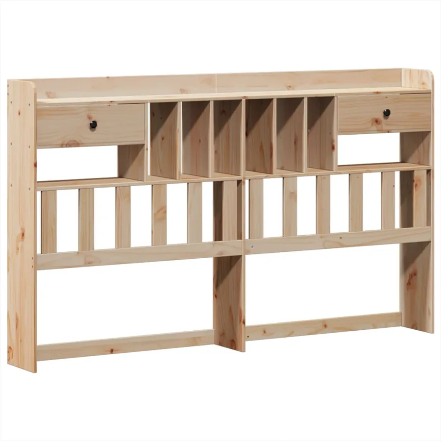 Cadre de lit sans matelas 180x200 cm bois massif de pin - 6